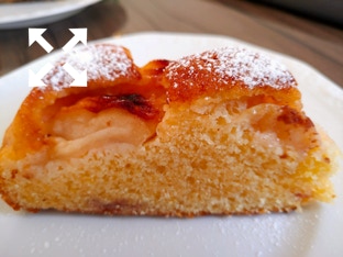 Apfelkuchen, leckerer und hausgemacht. © Cafe Böhnchen